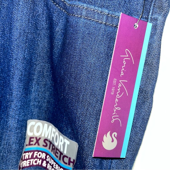 Gloria Vanderbilt Jeans Amanda Tapered Leg, Slimming Classic Rise Size 10 - Picture 9 of 13